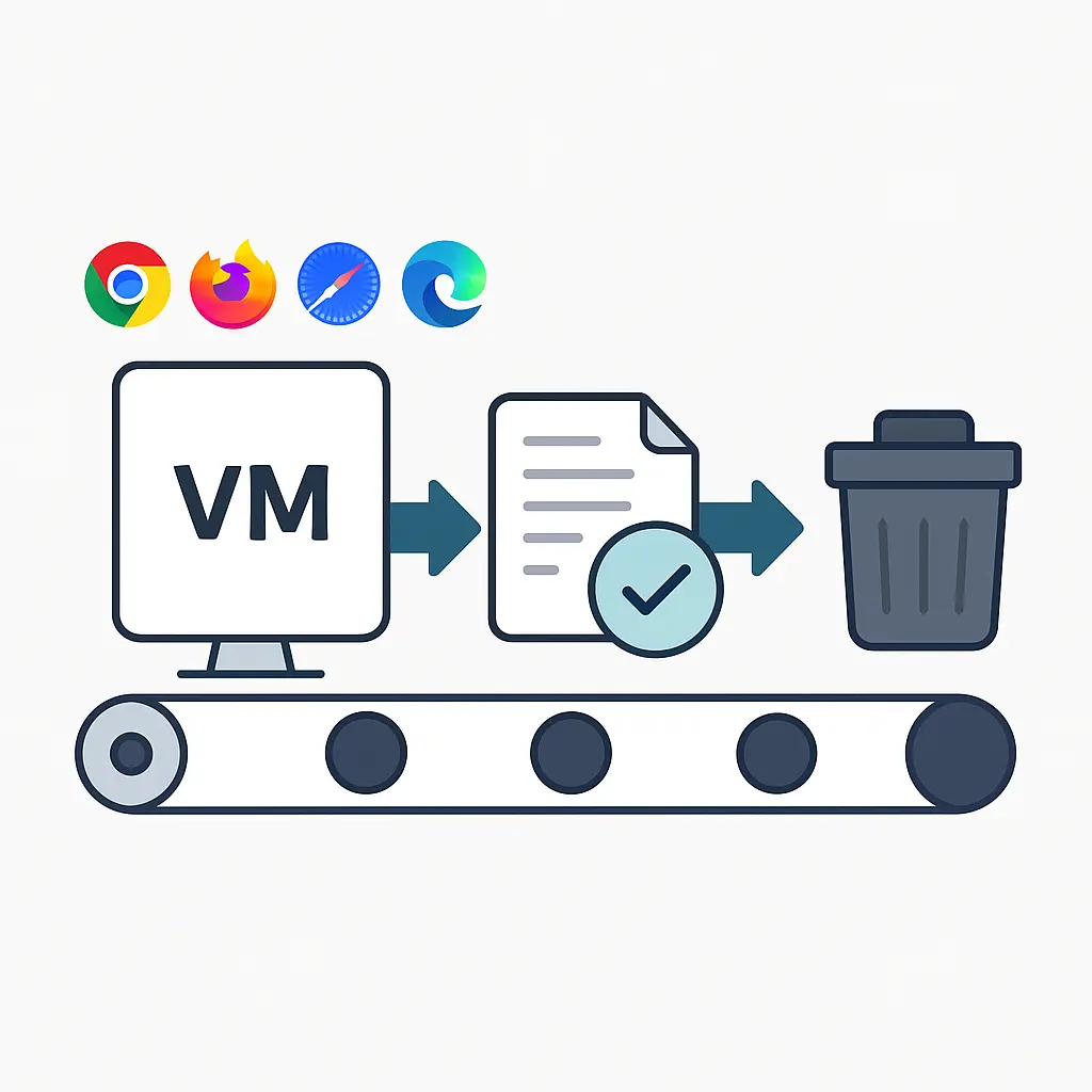 使い捨てVM